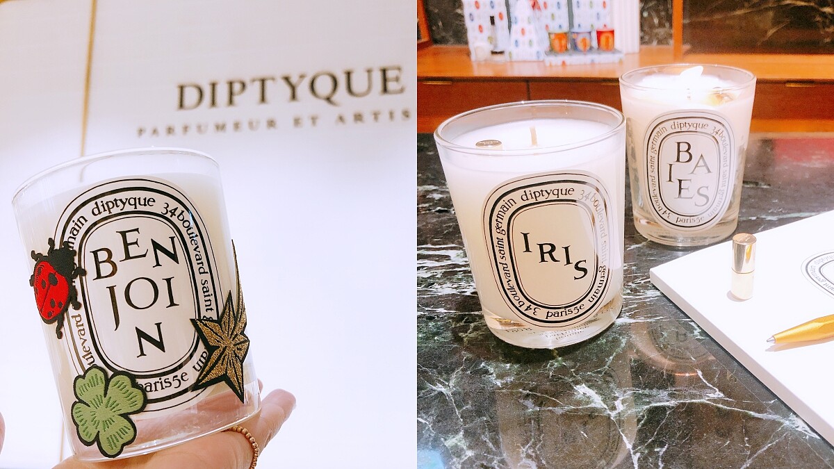 diptyque超浪漫「秘密膠囊」就藏在蠟燭裡,點燃後才能看到裡面字句!還有蠟燭裝飾貼紙、香水幸運吊飾