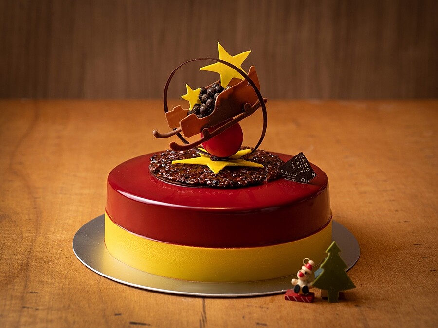 「奇幻雪撬」巧克力蛋糕