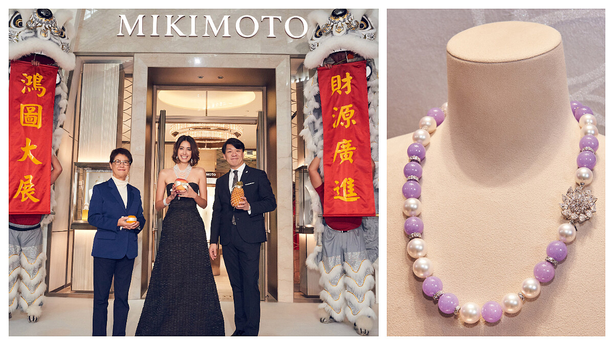 MIKIMOTO 台北101旗艦店開幕，日本It名媛名模森泉 Mori Izumi 站台剪綵，大器揭幕頂級珠寶展！