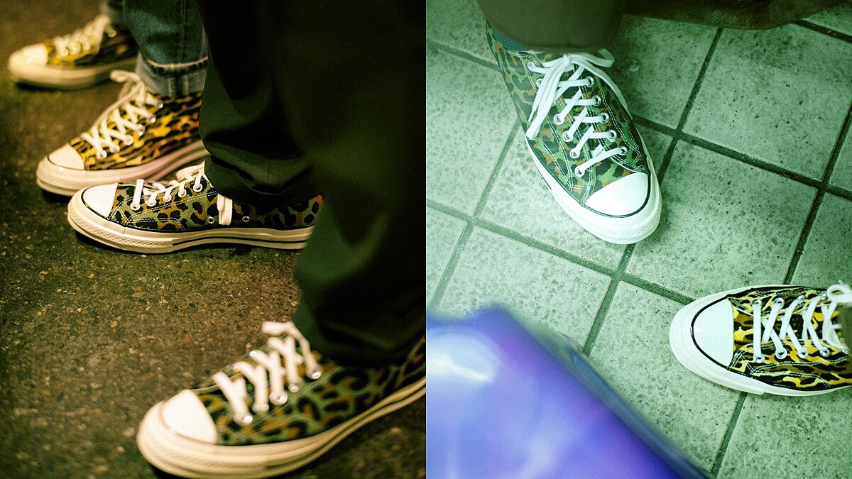 潮流迷必入手！CONVERSE X WACKO MARIA X INVINCIBLE三方聯名，打造橄欖色迷彩印花Chuck 70s鞋款