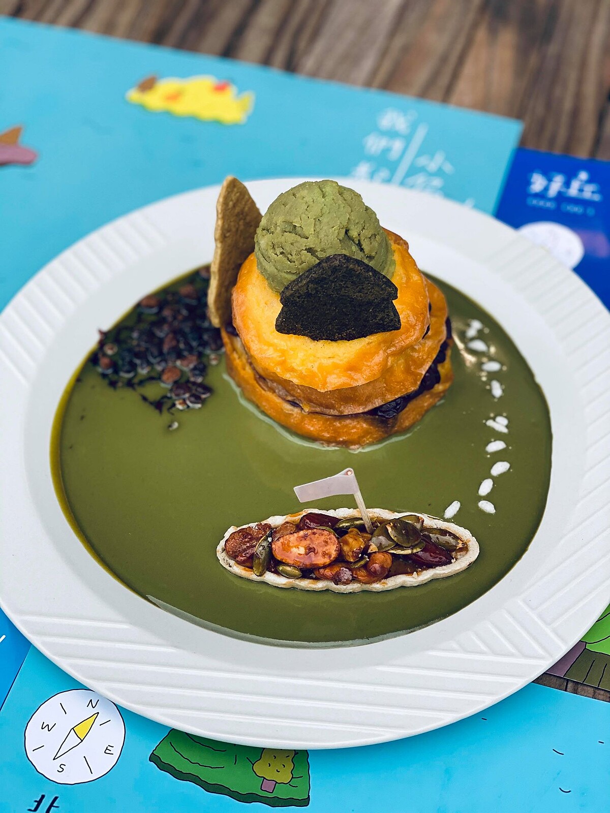 【東茶島】煎茶紅豆 $320