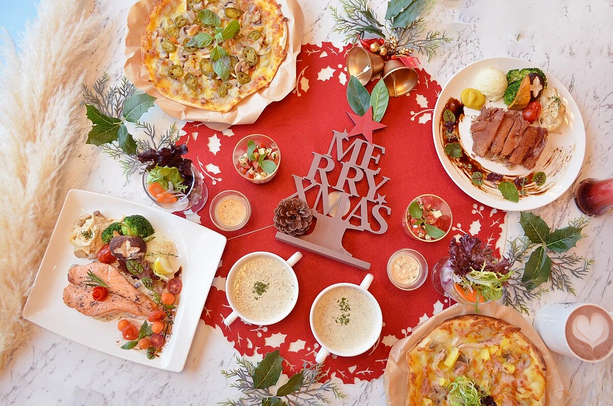 誠品生活松菸店|溫叨Cafe&Dining|雙人新年聖誔套餐|推薦價1,800-1,880元。