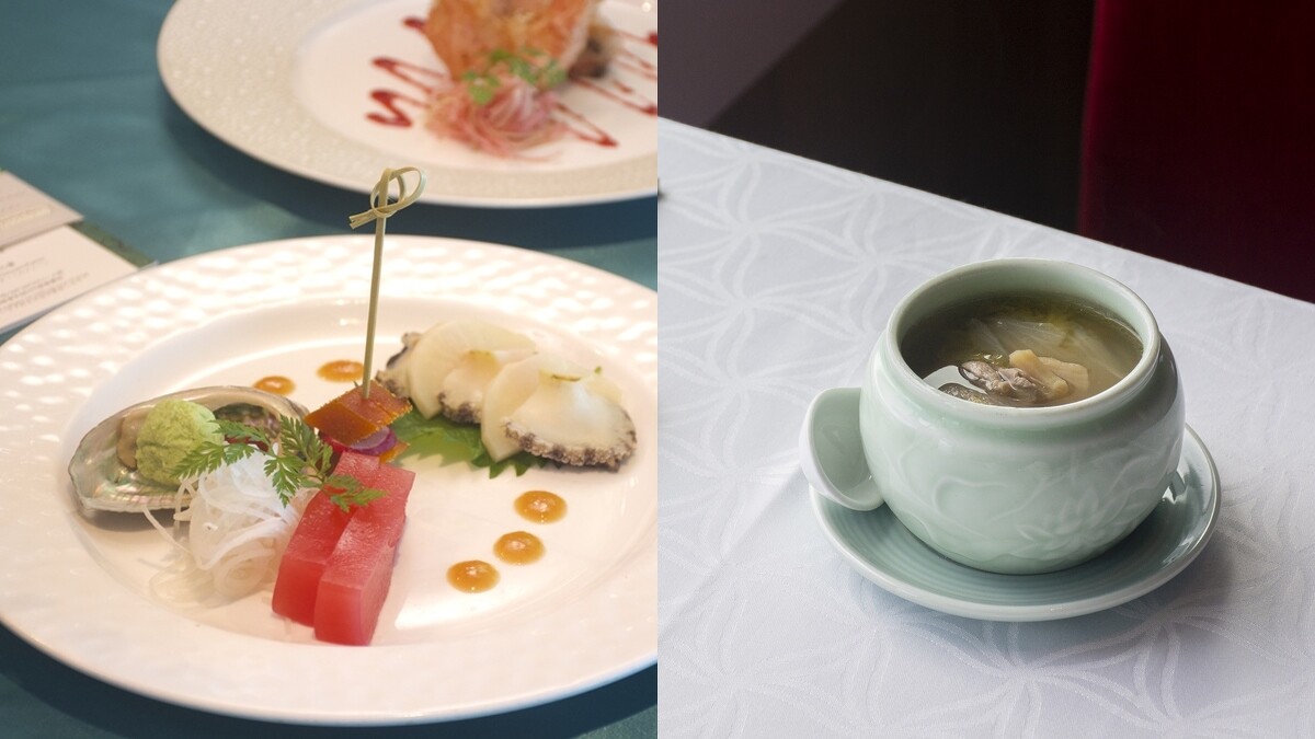 宜蘭鮑佐西瓜凍、台北干貝雞肉盅