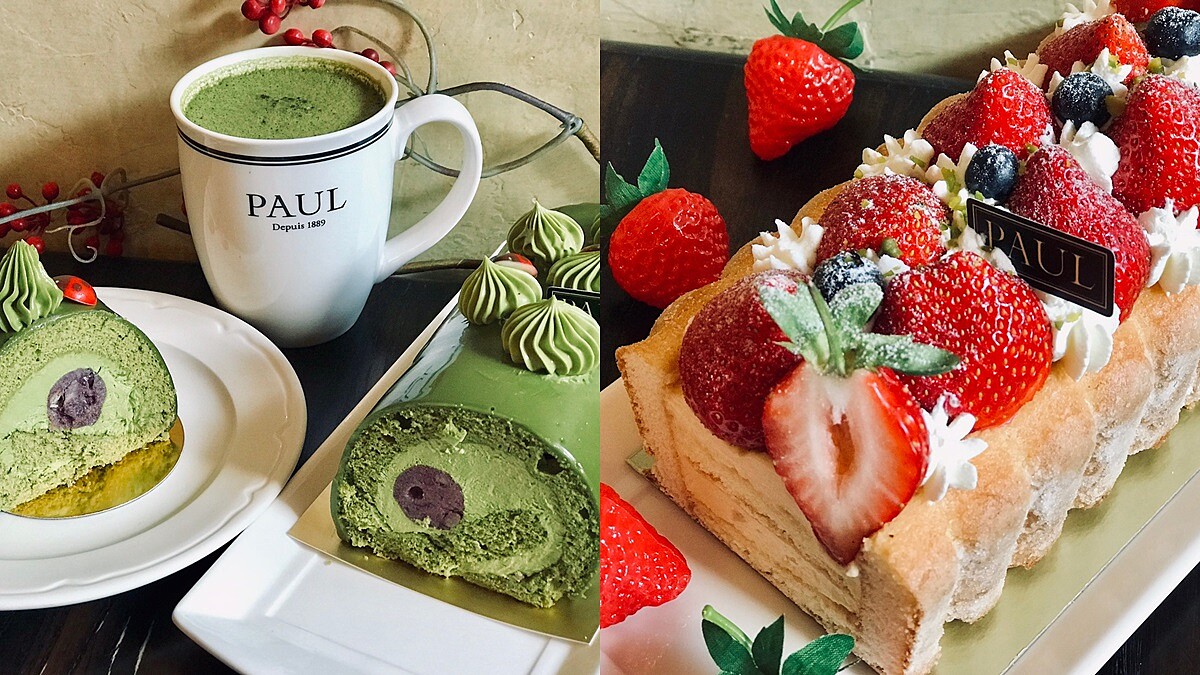甜點控開吃囉！PAUL推出「聖誕甜點」系列必吃限量草莓樹幹蛋糕、抹茶雪森林