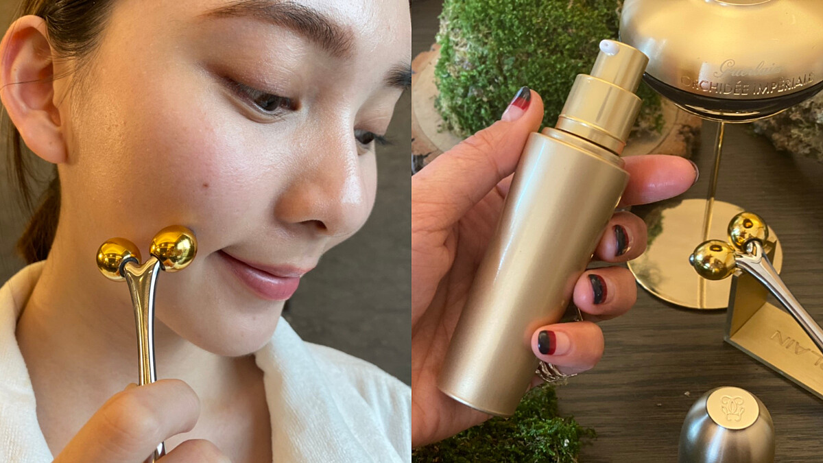 對抗夜間老化，嬌蘭「蘭鑽黃金夜間精華液」誕生，雙滾輪按摩儀拯救你的老化速度