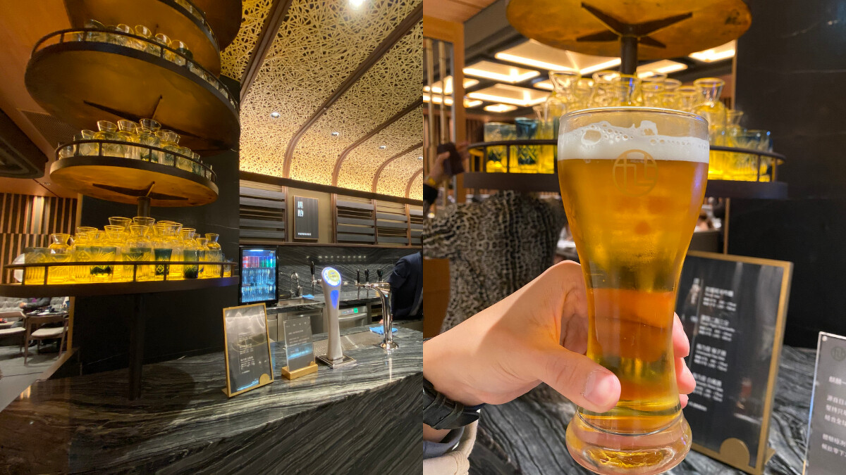 全球首支KIRIN一番搾生啤酒冰柱