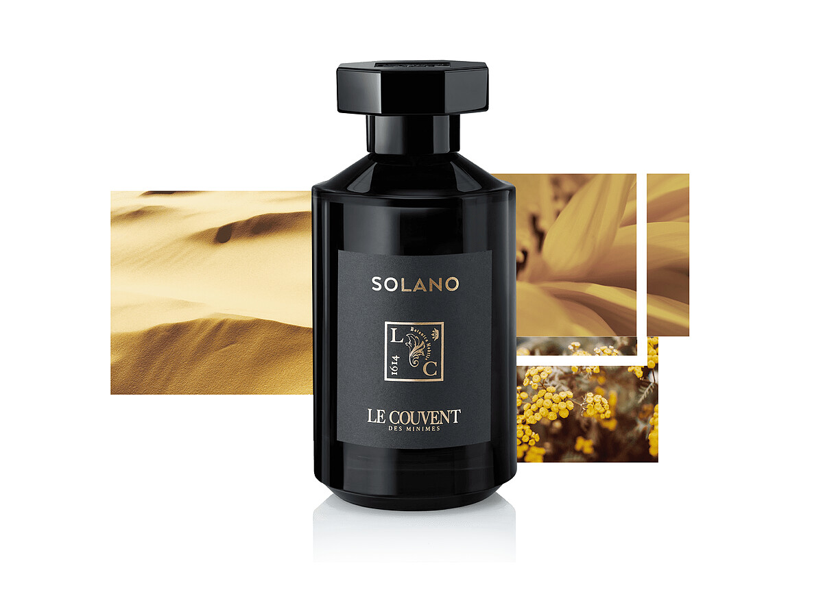 SOLANO撒哈拉&bull;暖風之水，前調：小荳蔻、中調：木蘭花原精、後調：雪松