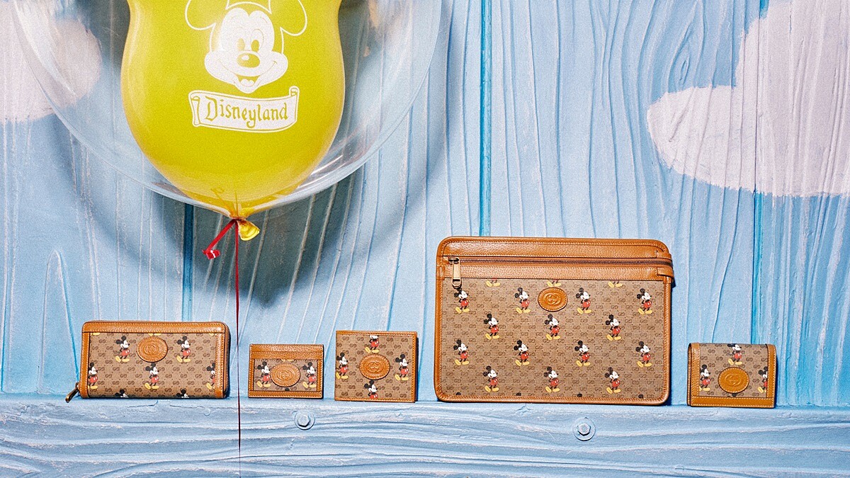 米奇印花長夾 $26,800、米奇印花小型錢包 $15,000、米奇印花護照夾 $14,800