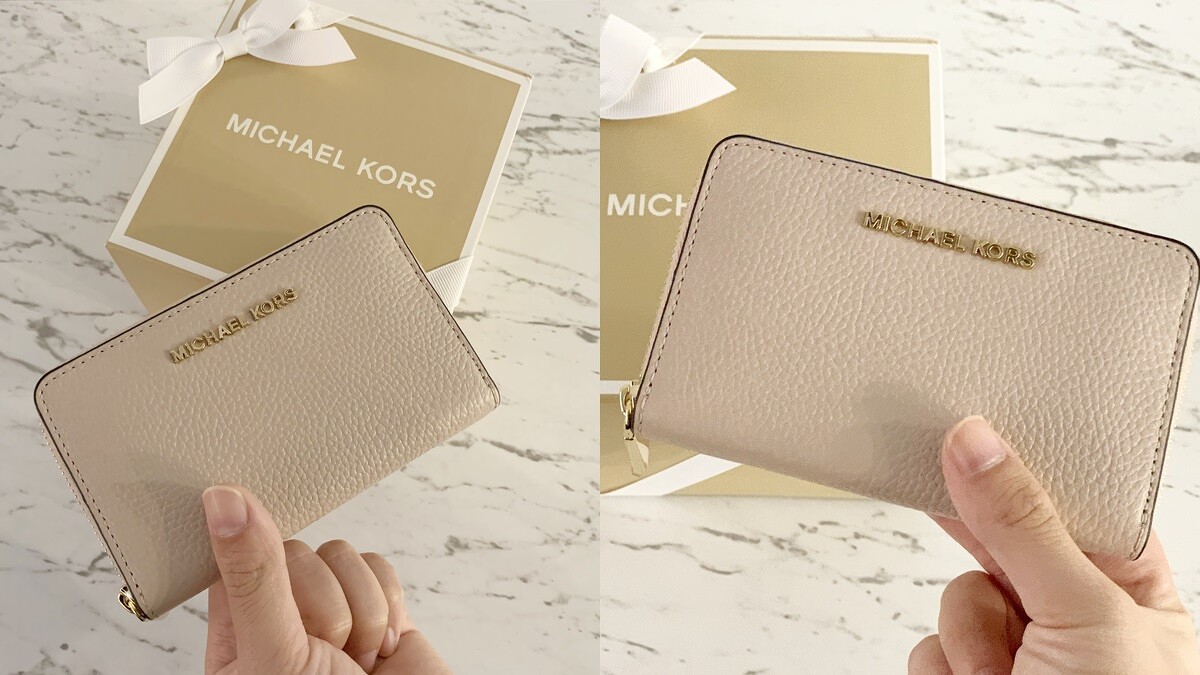 MICHAEL Michael Kors金屬Logo粉色零錢夾，NT3,700