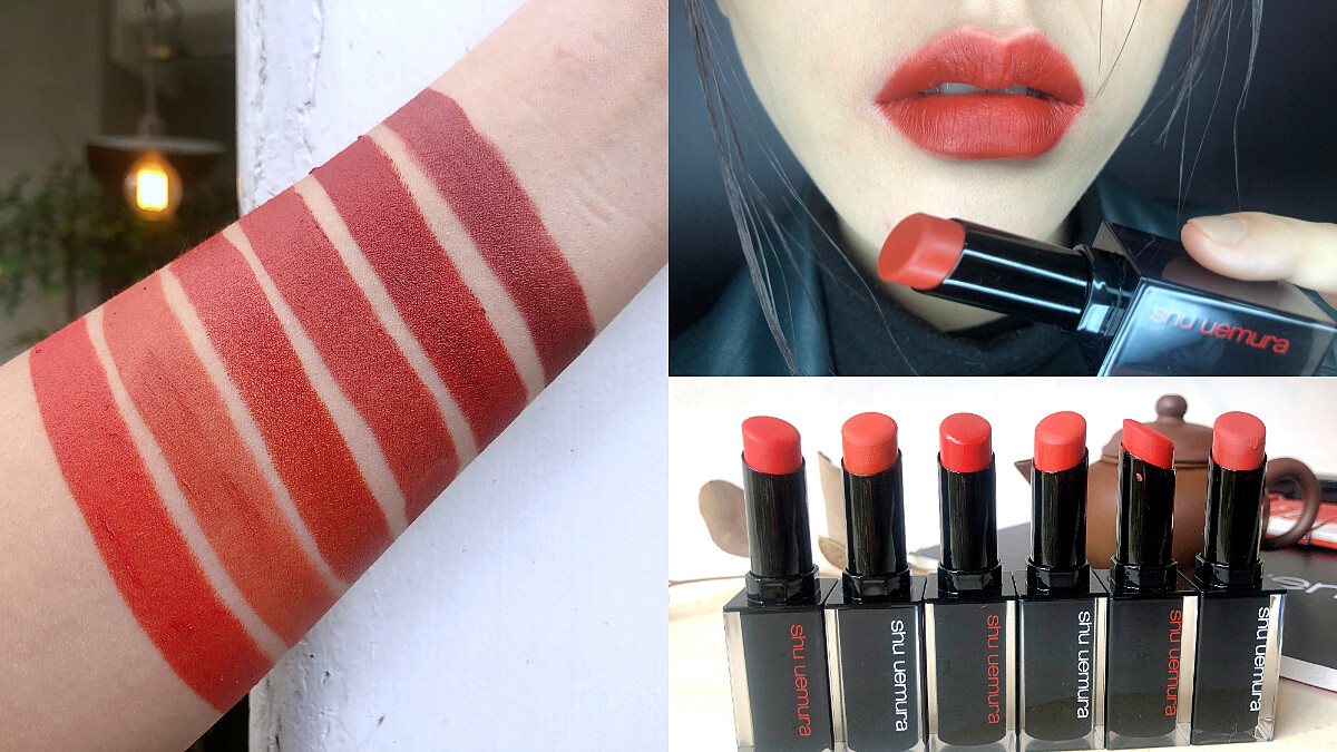 植村秀小黑方6支絕美「紅茶唇色」，BR782、OR585超顯白十足黃皮剋星！