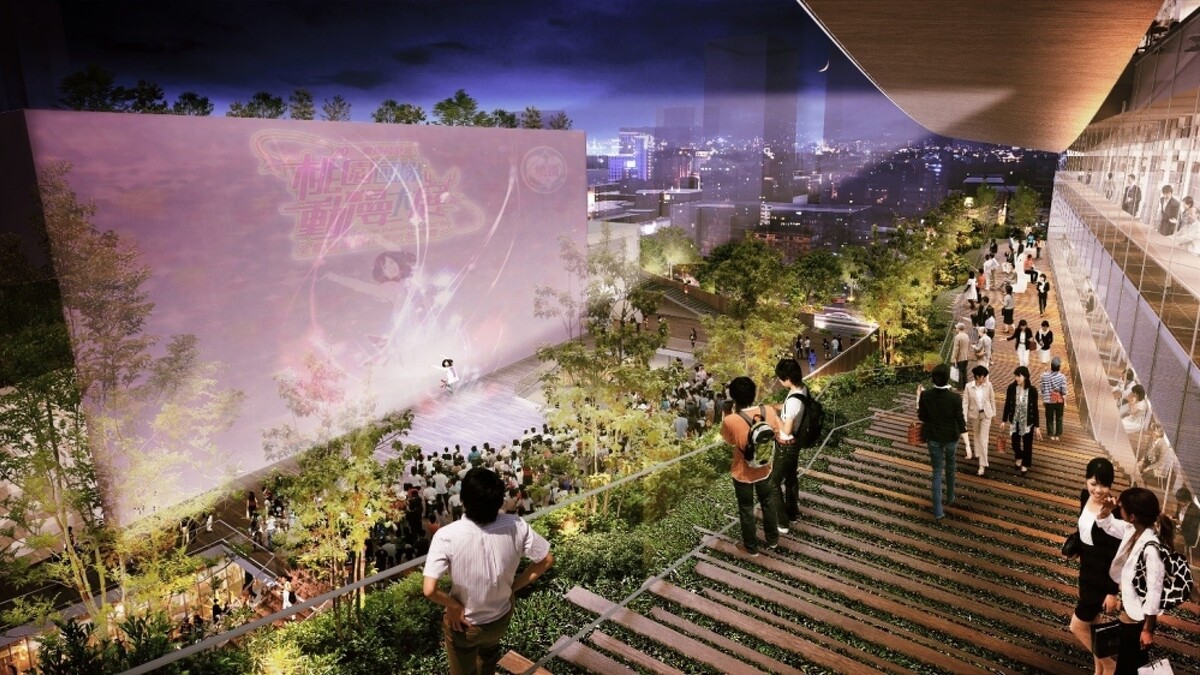 2樓戶外劇場模擬圖