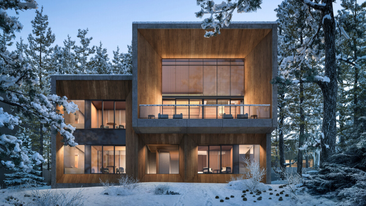 建築位於藻岩山上的生態自然保護區內。