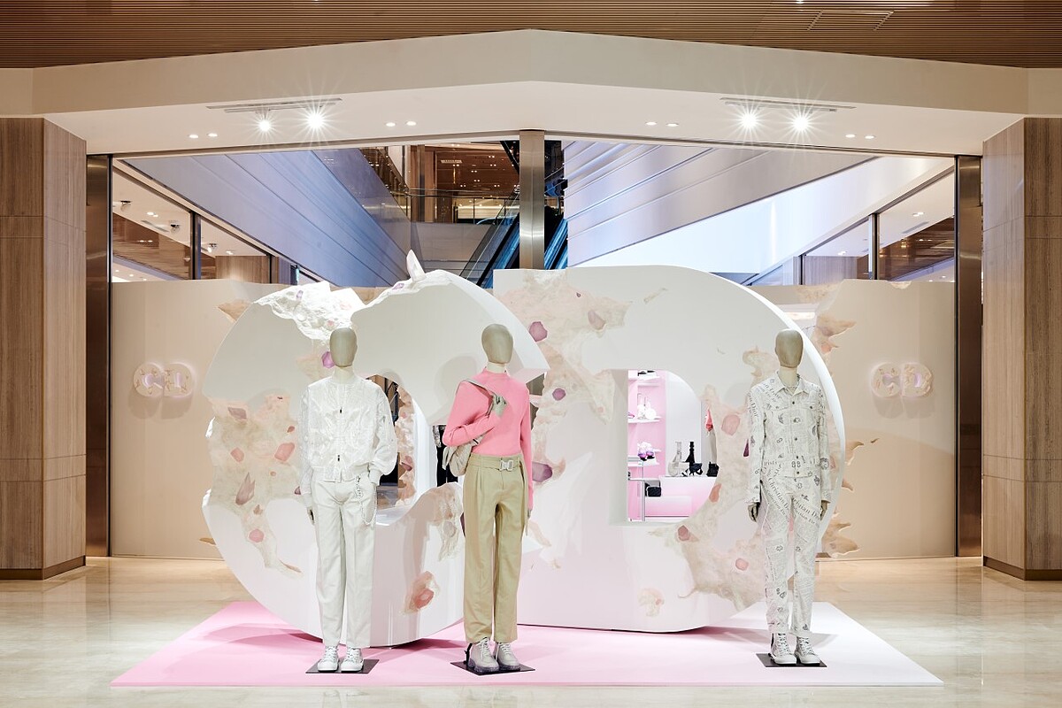 DIOR夏季男裝期間限定概念店。