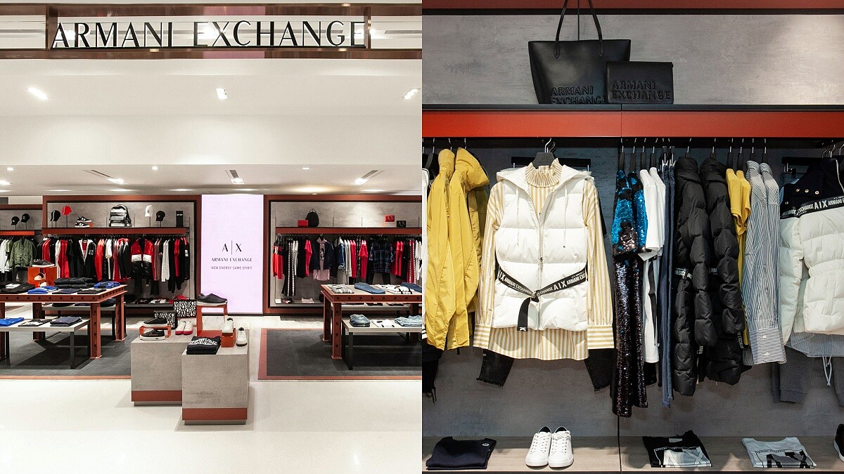 首間提供最完整男、女裝!ARMANI EXCHANGE概念店選址遠百A13開幕