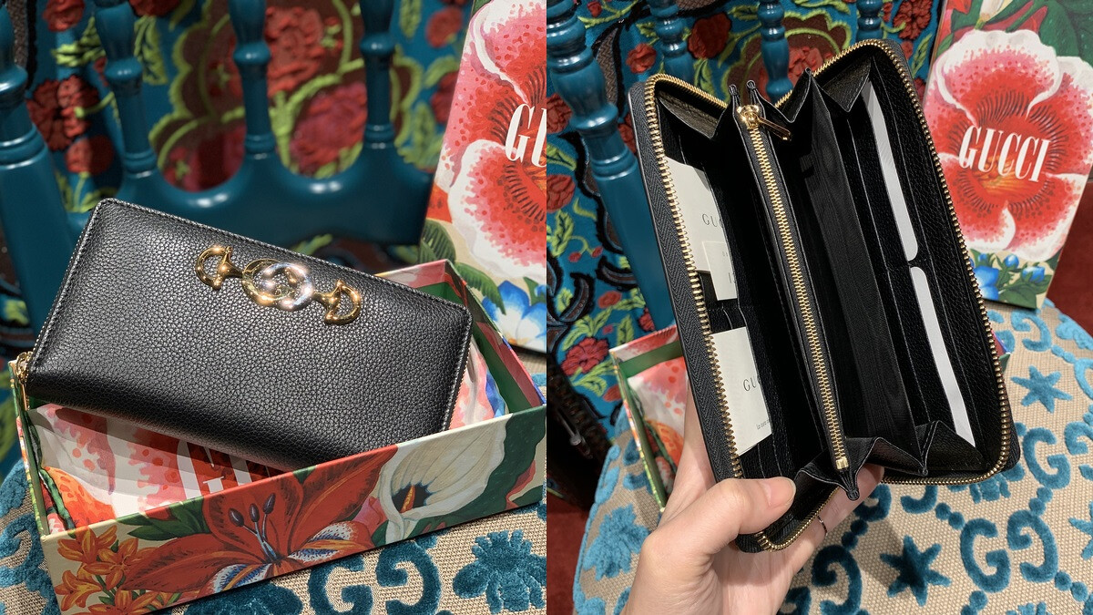 GUCCI Zumi拉鍊長夾，NT26,300