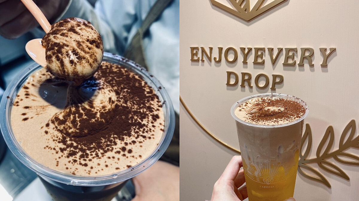 《斐萃光澤茶Crystea》全新手搖飲進駐通化街！搭配「巧克力界LV」Weiss，巧克力慕斯皇爵茶飲必須來一杯