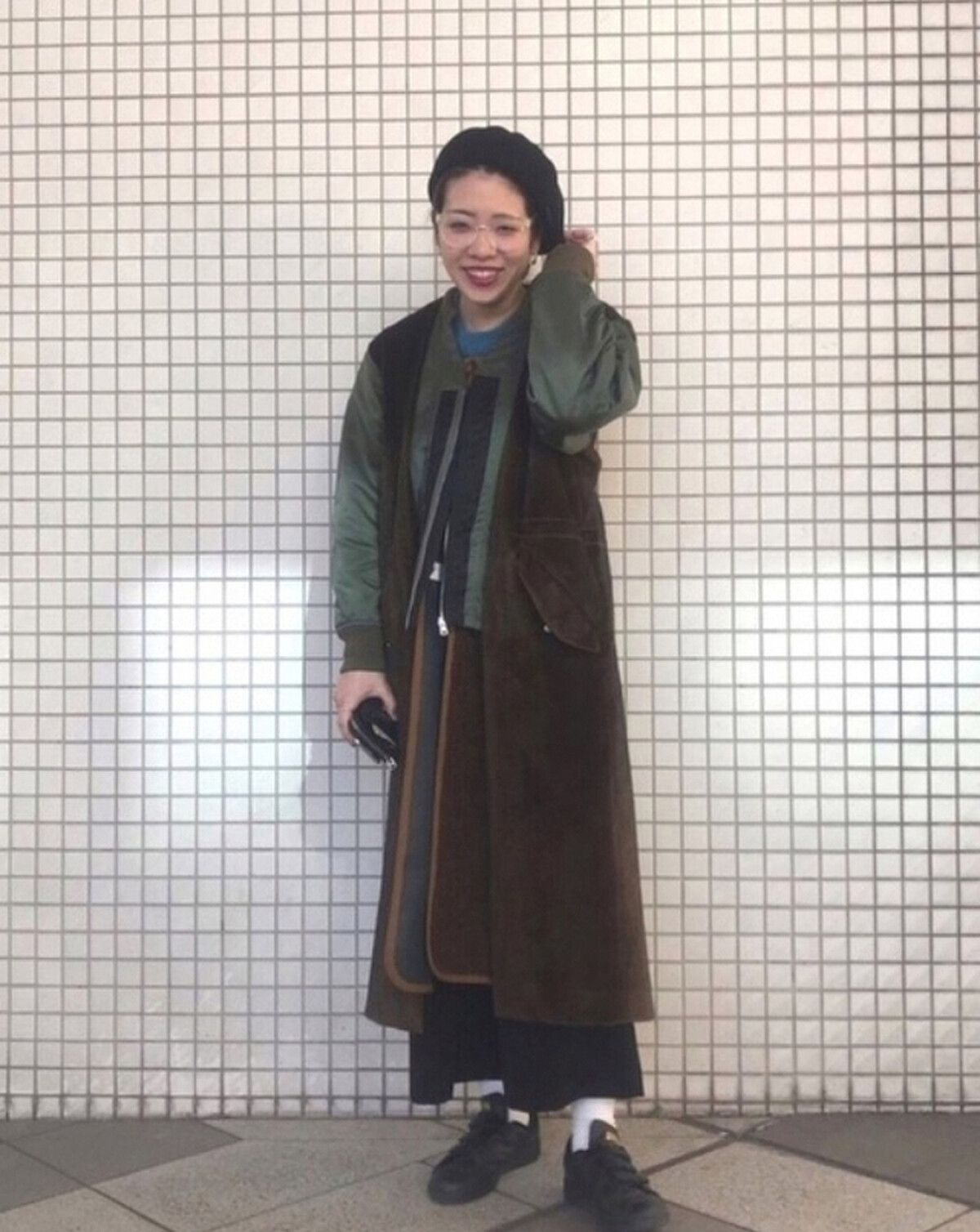 多層次的大衣也能展現時髦復古風