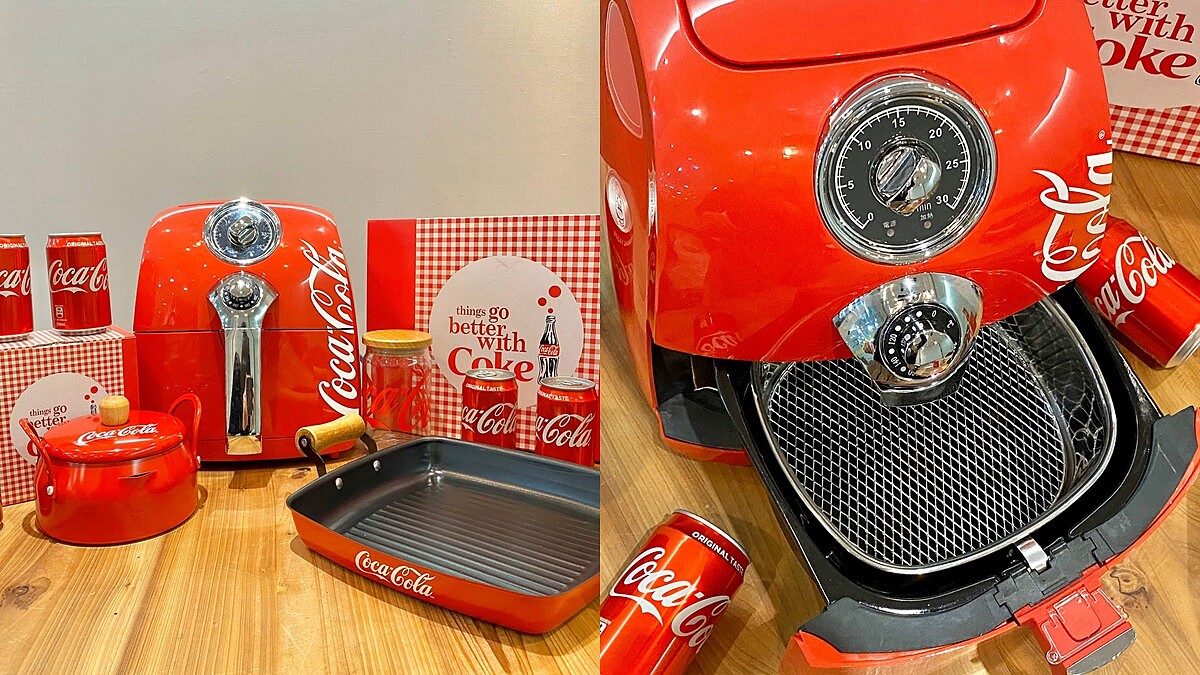 限量可口可樂氣炸鍋來了！可口可樂2020集點活動推4款實用生活小物，氣炸鍋、雙耳小湯鍋限量登場