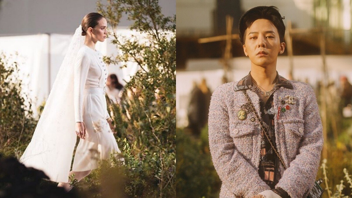 G-Dragon回歸後的首場時裝秀!Chanel香奈兒以氣質滿分的新娘禮服劃下2020春夏高訂尾聲