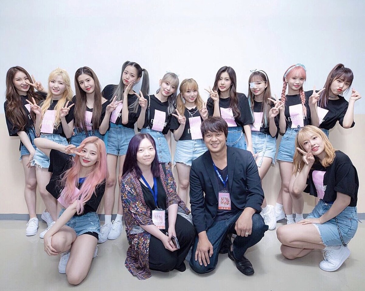 和可愛的izone合照