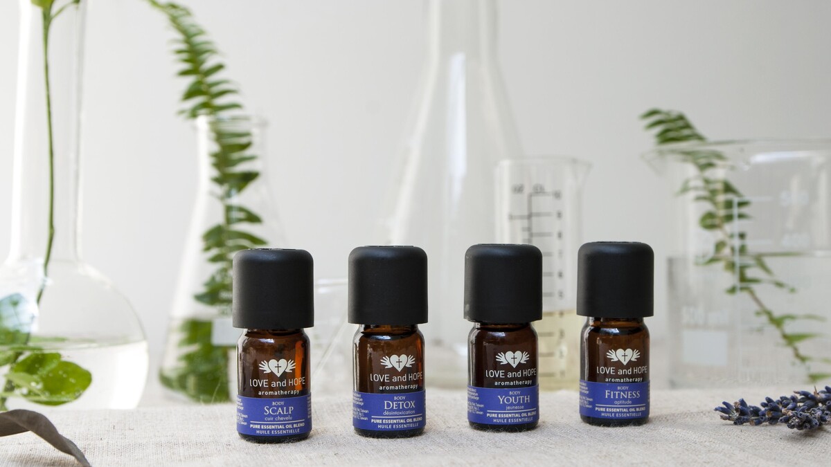 登琪爾愛與希望身體複方精油,共四款