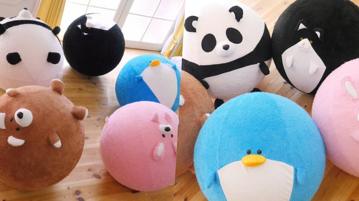 圓滾滾超萌！日本推「動物瑜伽球套」超萌造型讓運動也可以很療癒