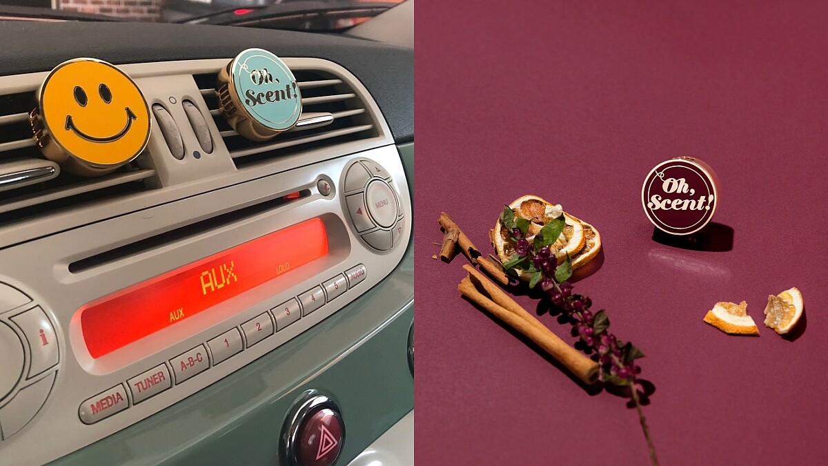 韓國賣翻的車用擴香Oh Scent引進台灣，除了放車上還能夾在冷氣出風口、電風扇上超實用