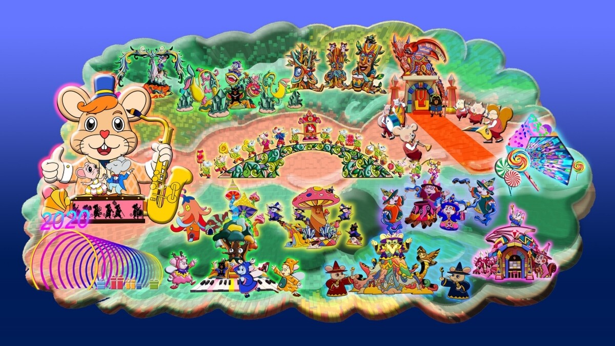 「歡樂燈區」示意圖