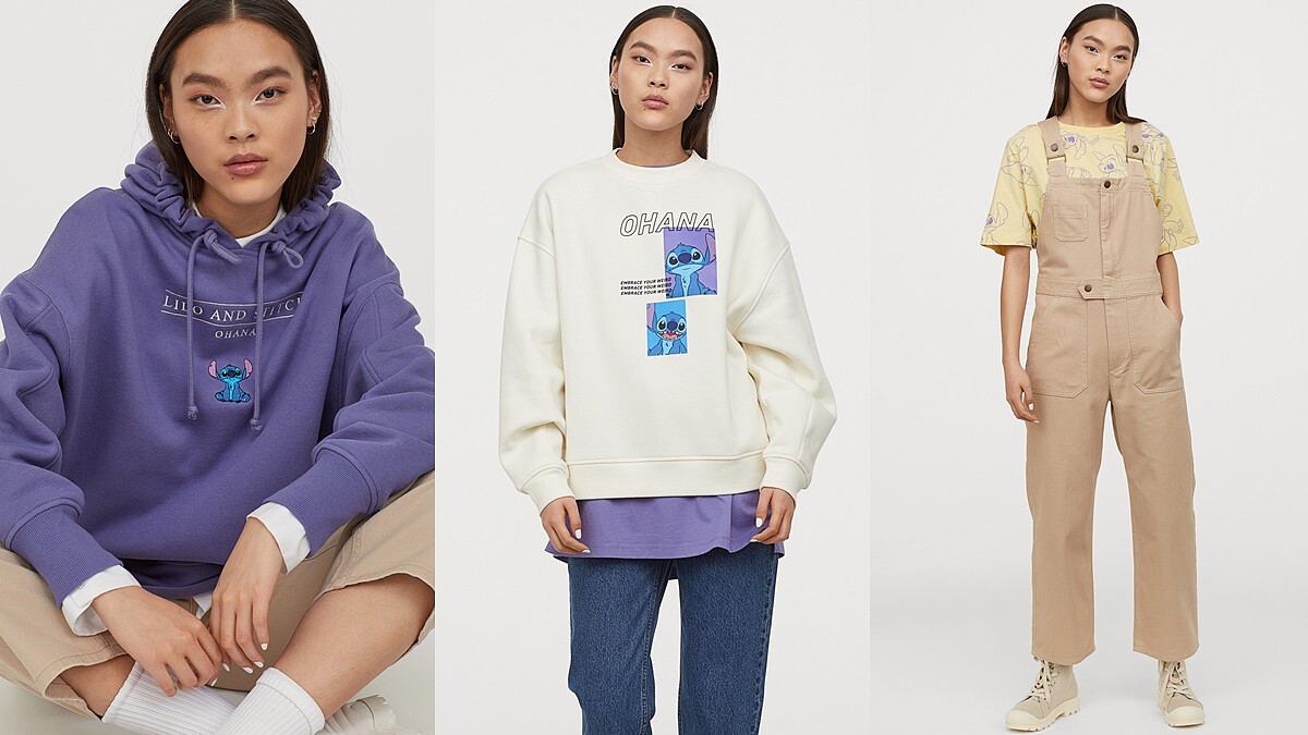 完整價格都整理好！H&amp;amp;M聯手迪士尼人氣角色史迪奇，推出大學T、牛仔褲、工裝外套等聯名商品