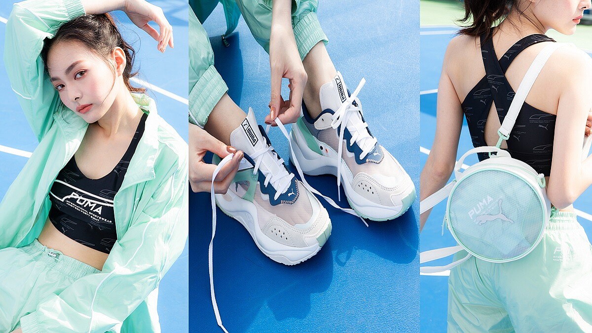 PUMA在春季大洗版的RISE &amp; DEVA鞋款，各自承包空靈清新與霸氣時尚兩樣風格，M編這次選擇ALL IN無法單選！