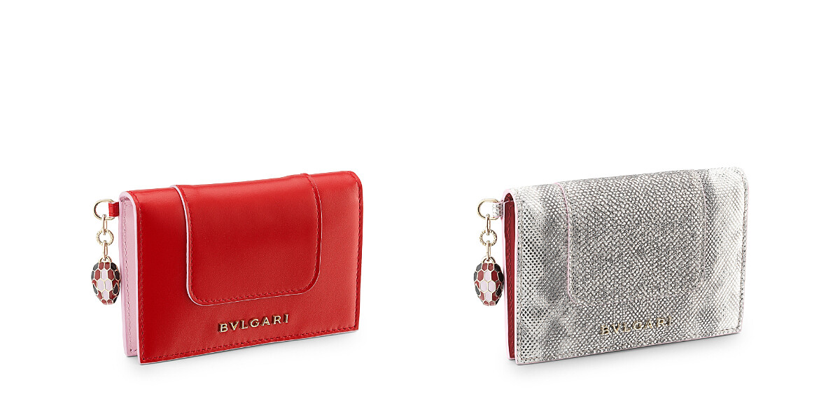 Serpenti Forever情人節限定卡夾，NT$12300~14500