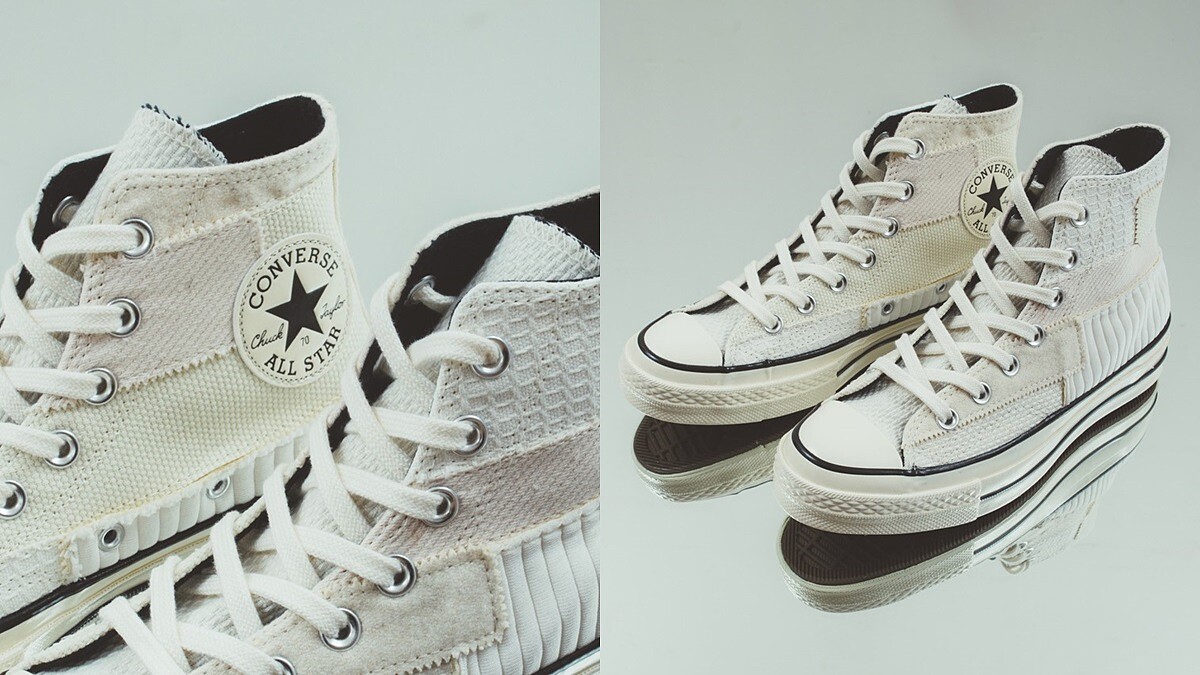 CONVERSE推出奶油色Chuck 70 HI 