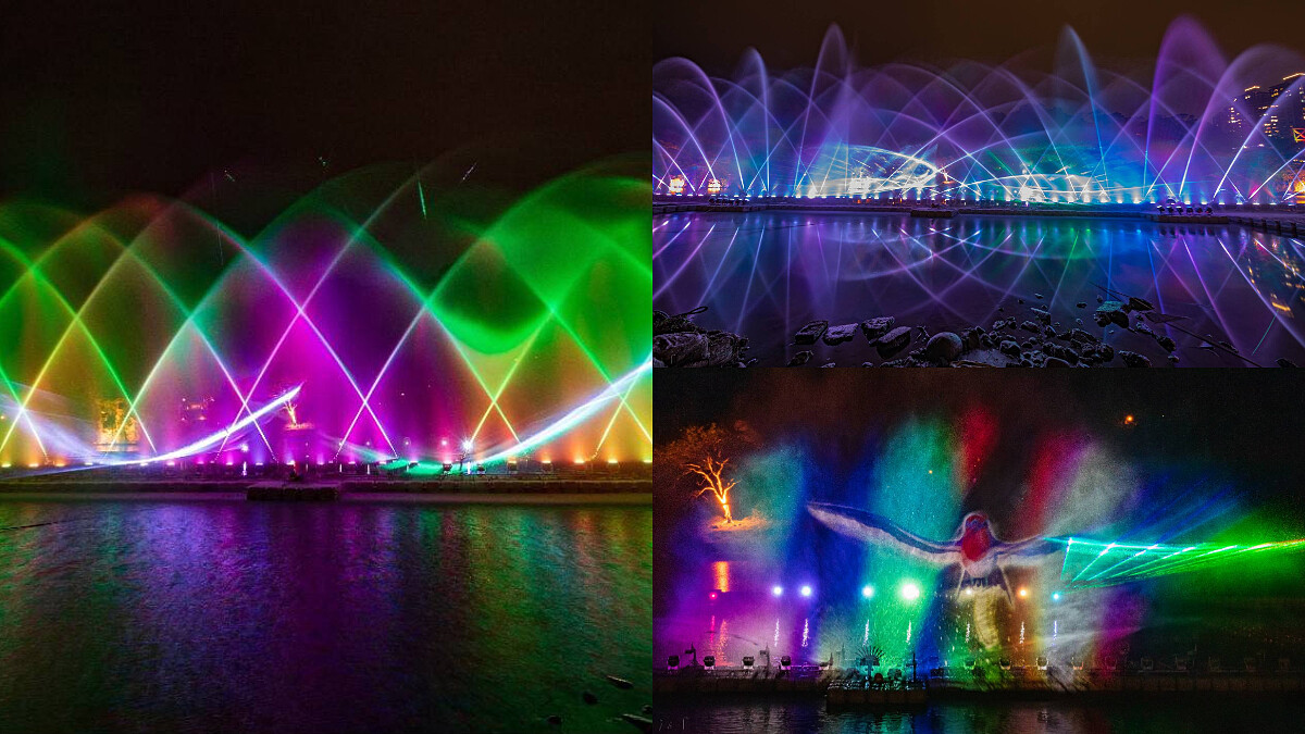 新北最新約會景點!「2020碧潭水舞秀」登場,4大突破讓炫彩水幕變更美了