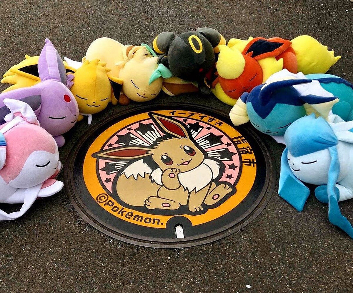 伊布人孔蓋PHOTO/IG@ibusuki_sewerage