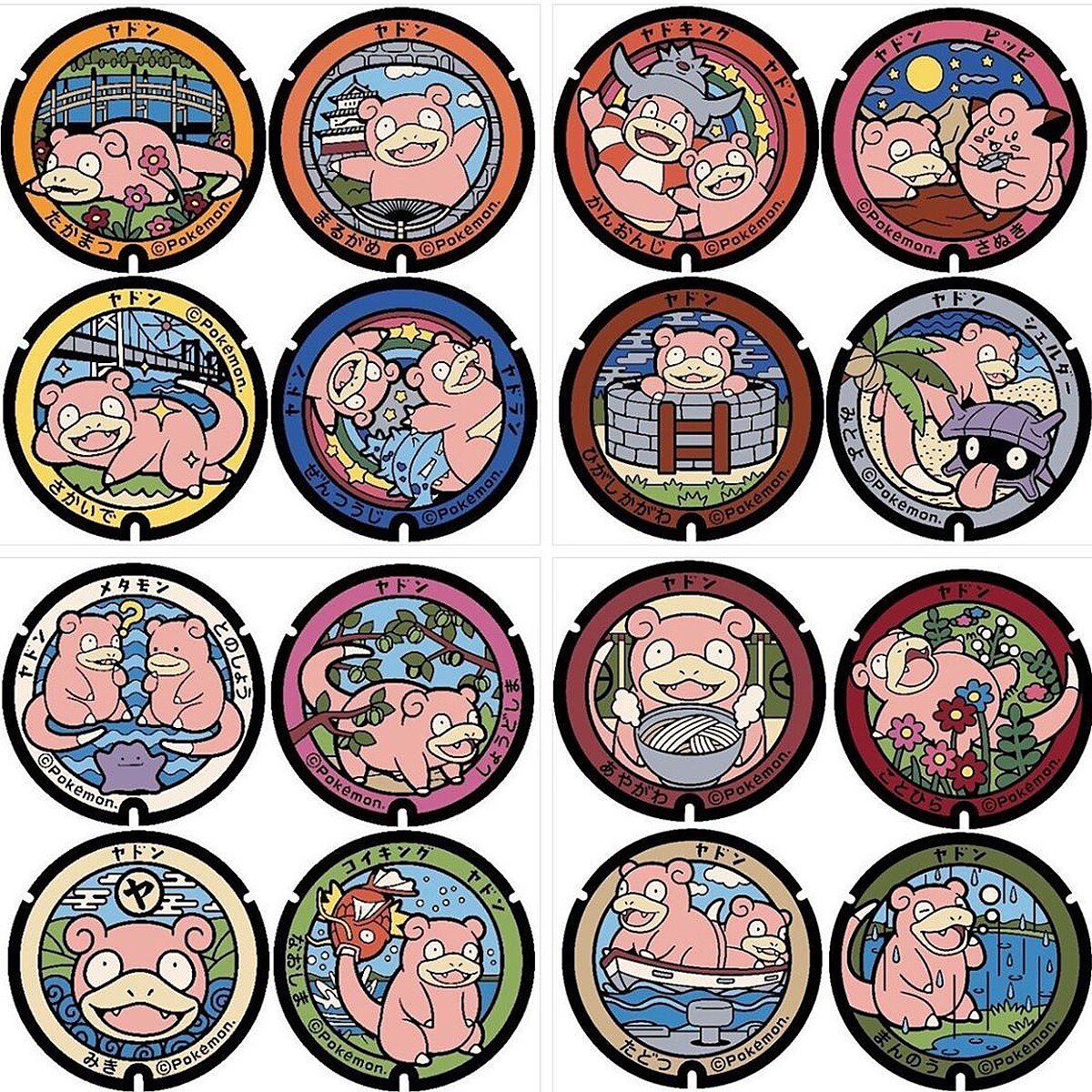 呆呆獸人孔蓋 PHOTO/IG@teruringo_go