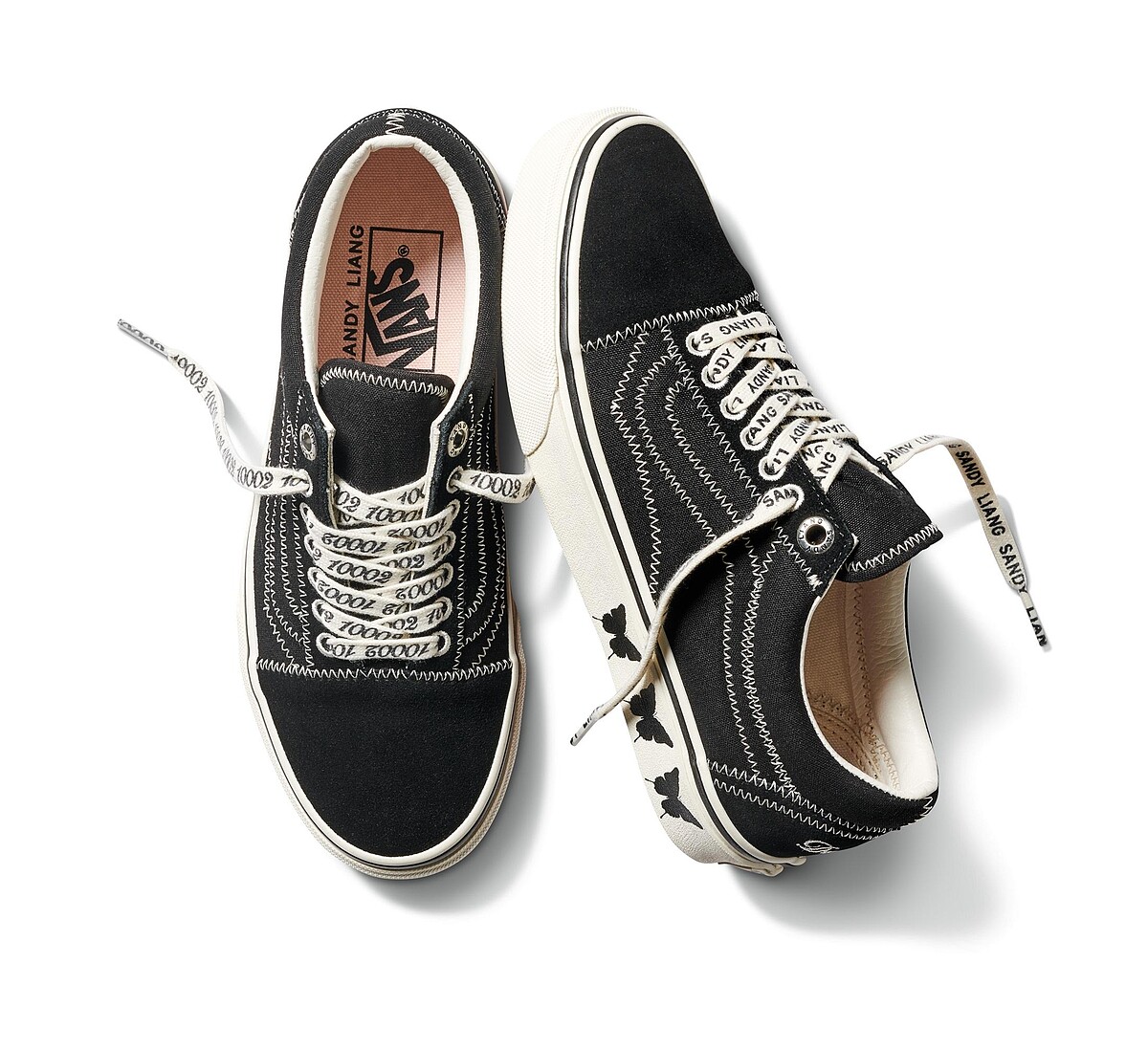 Vans x Sandy Liang聯名系列Old Skool鞋款,定價NT2,580