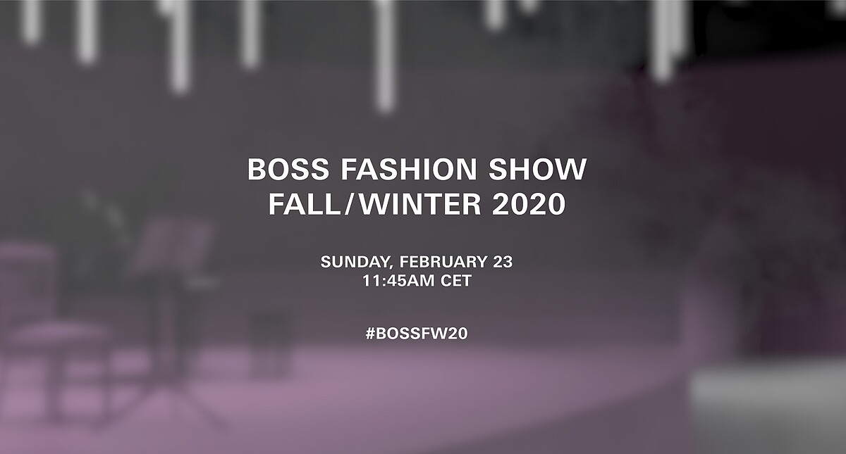 2020秋冬米蘭時裝週｜HUGO BOSS轉移陣地第二季！2／23晚間6點45分，奧蘭多布魯零時差跟你一起看～