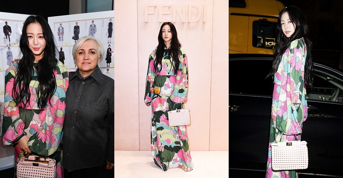 韓藝瑟與Silvia Venturini Fendi