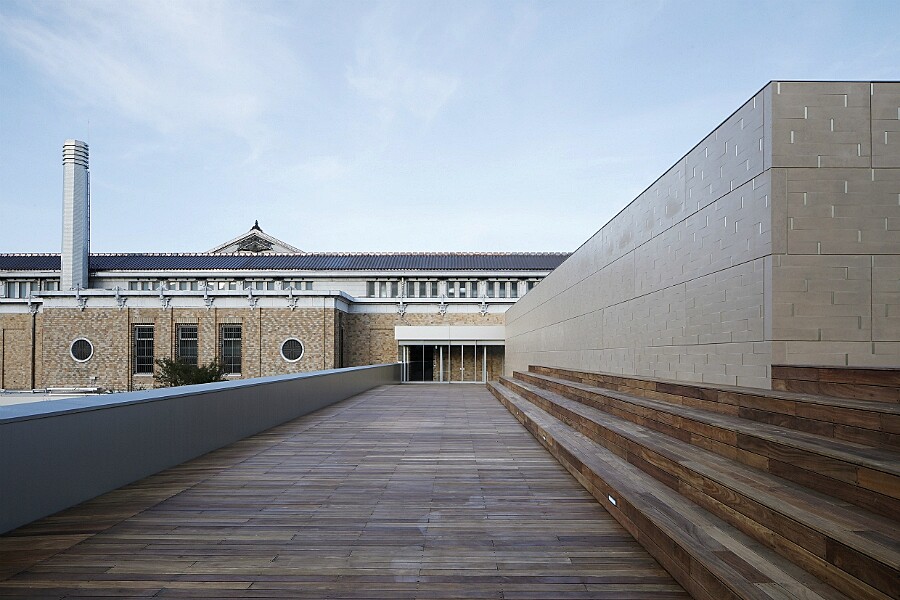 新館東山CUBE的戶外露台空間