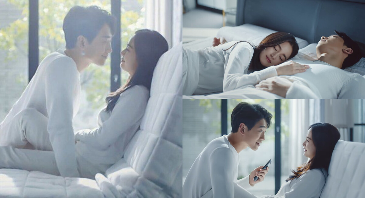 RAIN、金泰希 超甜夫婦首次合體拍攝廣告，高能放閃十萬伏特，根本是在看偶像劇！