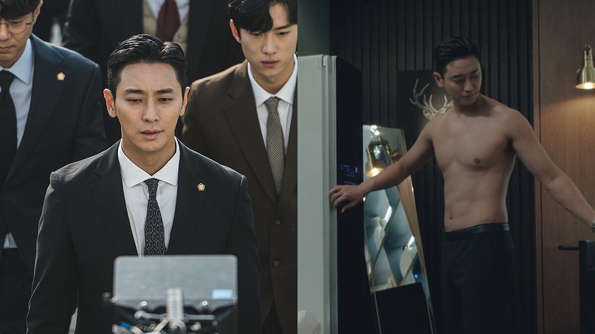 《Hyena：富豪辯護人》朱智勛大秀巧克力腹肌！攜手《信號》金憓秀演出，陷入美人計