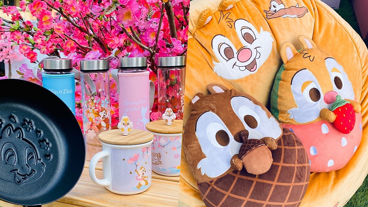 奇奇蒂蒂來了！HOLA與迪士尼推最萌櫻花季16款奇奇蒂蒂、小鹿斑比居家好物，好想全部帶回家