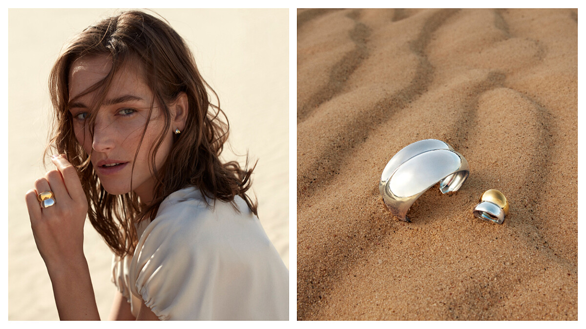 Georg Jensen 喬治傑生 CURVE 系列把夏天的雲朵融入設計裡，像雕塑品的設計實在好夢幻又好性感！