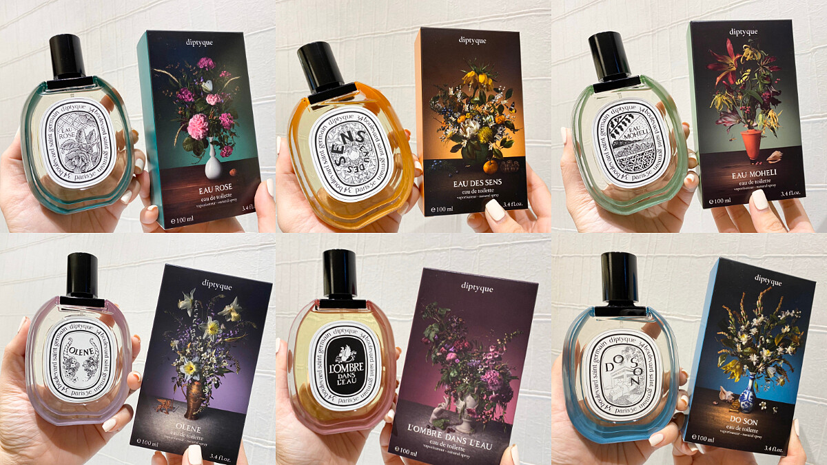 Diptyque 6款經典花香調的繽紛夢想花束系列登場!影中之水/杜桑/玫瑰之水…