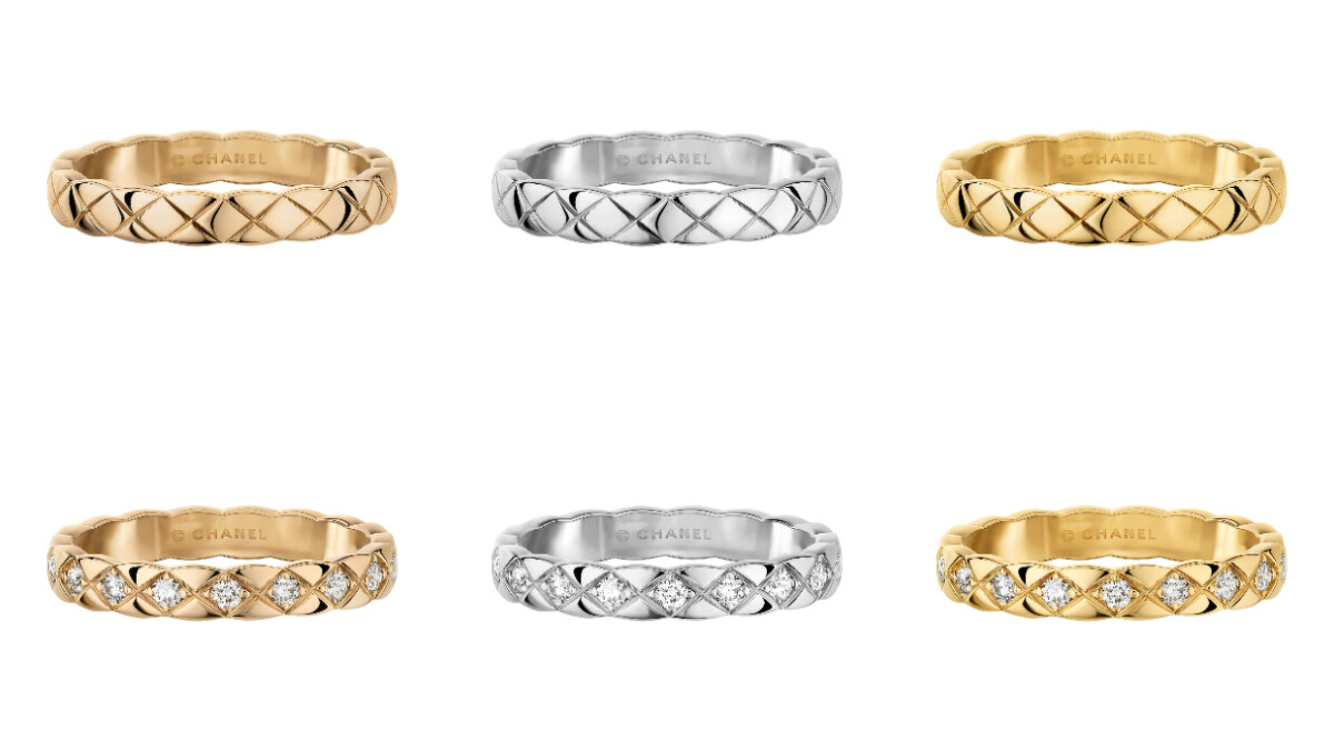 Chanel Coco Crush系列2020年全新耳骨扣、最窄版戒指
