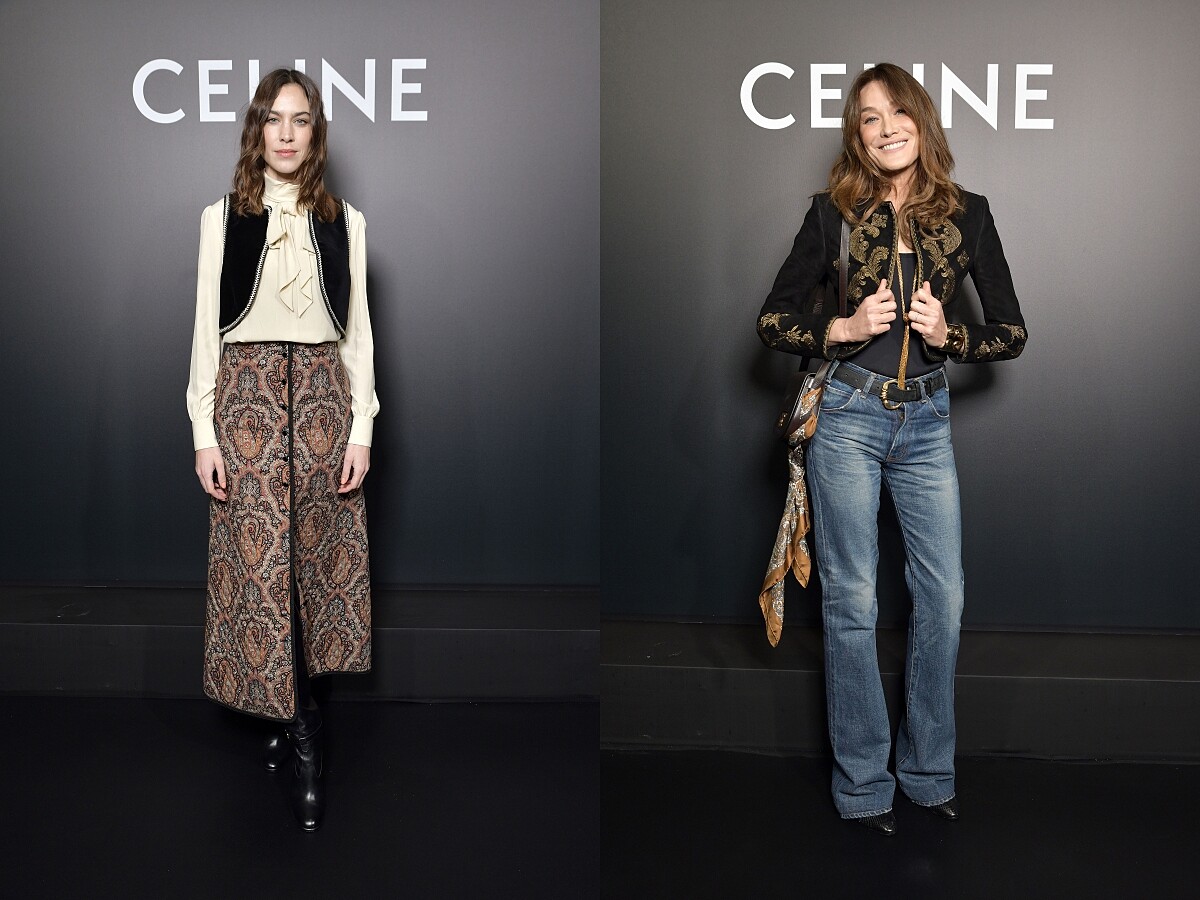 觀秀嘉賓英國時尚部落客Alexa Chuang、法國前第一夫人卡拉布魯尼(Carla Bruni)