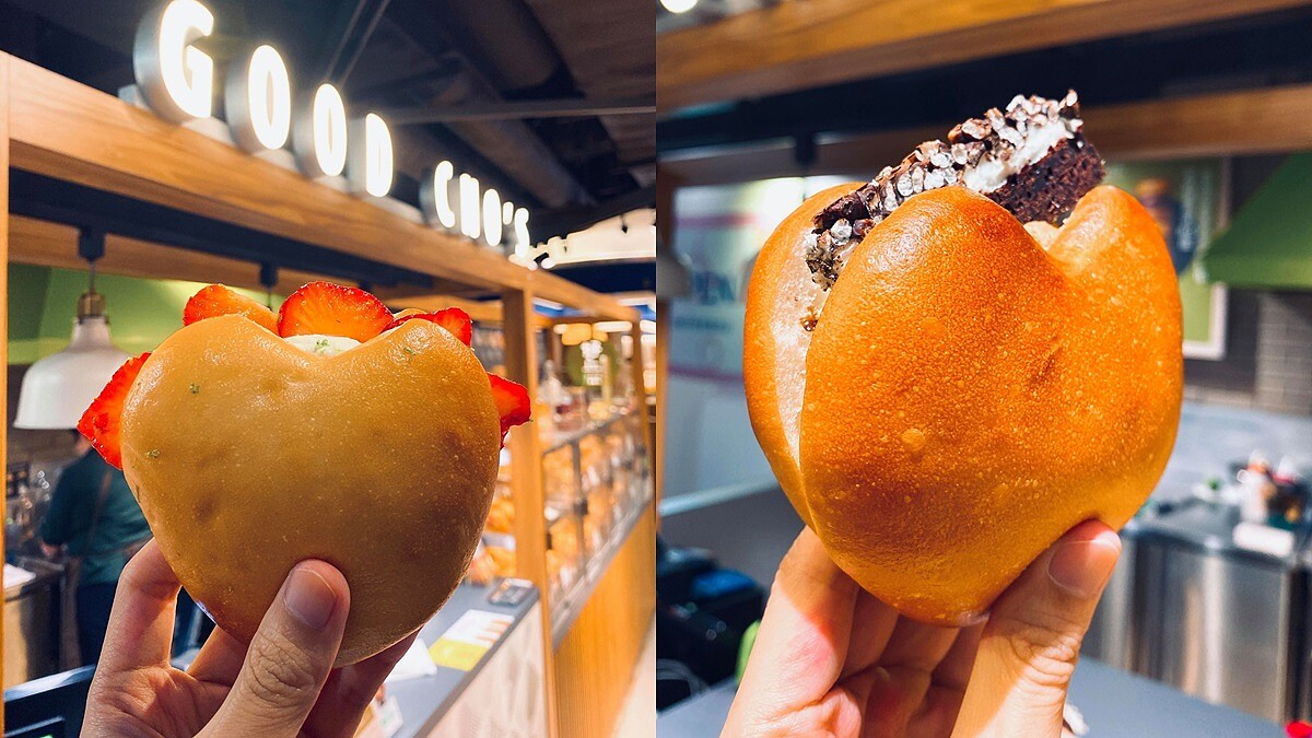 《好丘》推出全新「愛心貝果」！草莓生乳酪、花生布朗尼白色情人節限定，獨家只在這裡賣