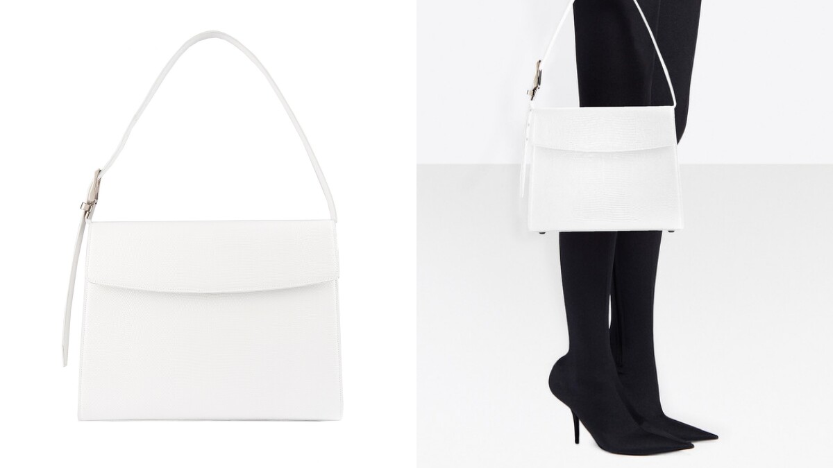 白色蜥蜴壓紋M（NT$55,900）