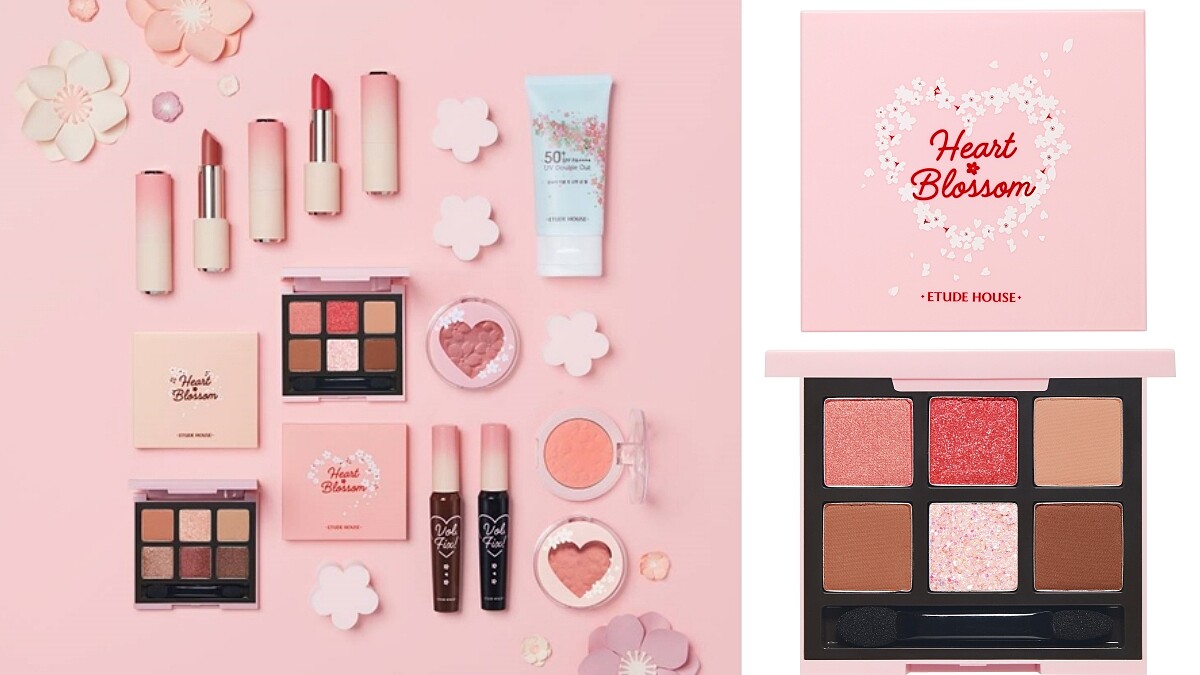 ETUDE HOUSE 2020櫻花限定「微熱櫻花眼影盤」又一盤絕美眼影,還有櫻花棉花糖美妝蛋萌度破表