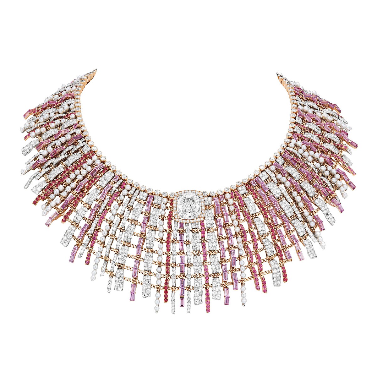 Tweed Couture 高級珠寶項鍊。